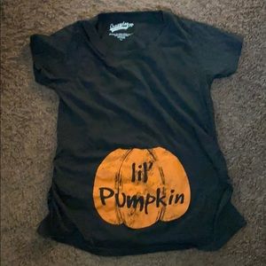 Lil Pumpkin Maternity shirt